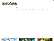Tablet Screenshot of gregoryjamiel.com
